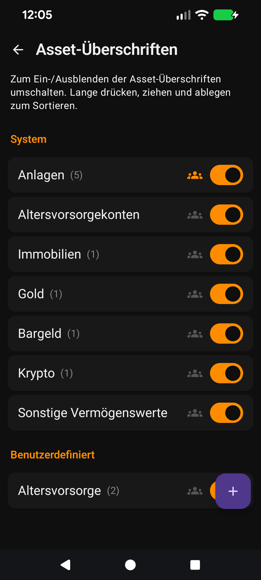 Anatomie einer App-Listen-Zeile