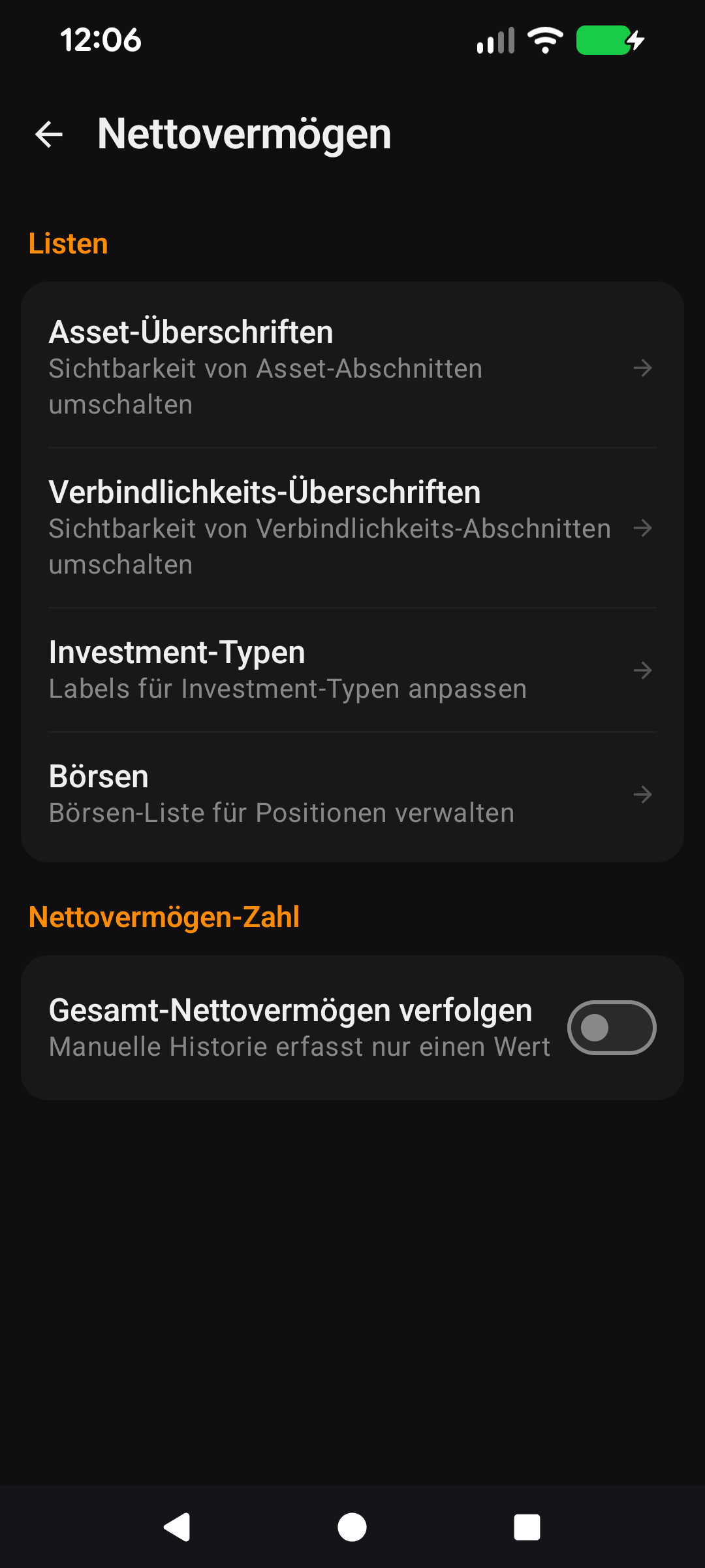 Vorher und nachher beim Umbenennen einer benutzerdefinierten Überschrift