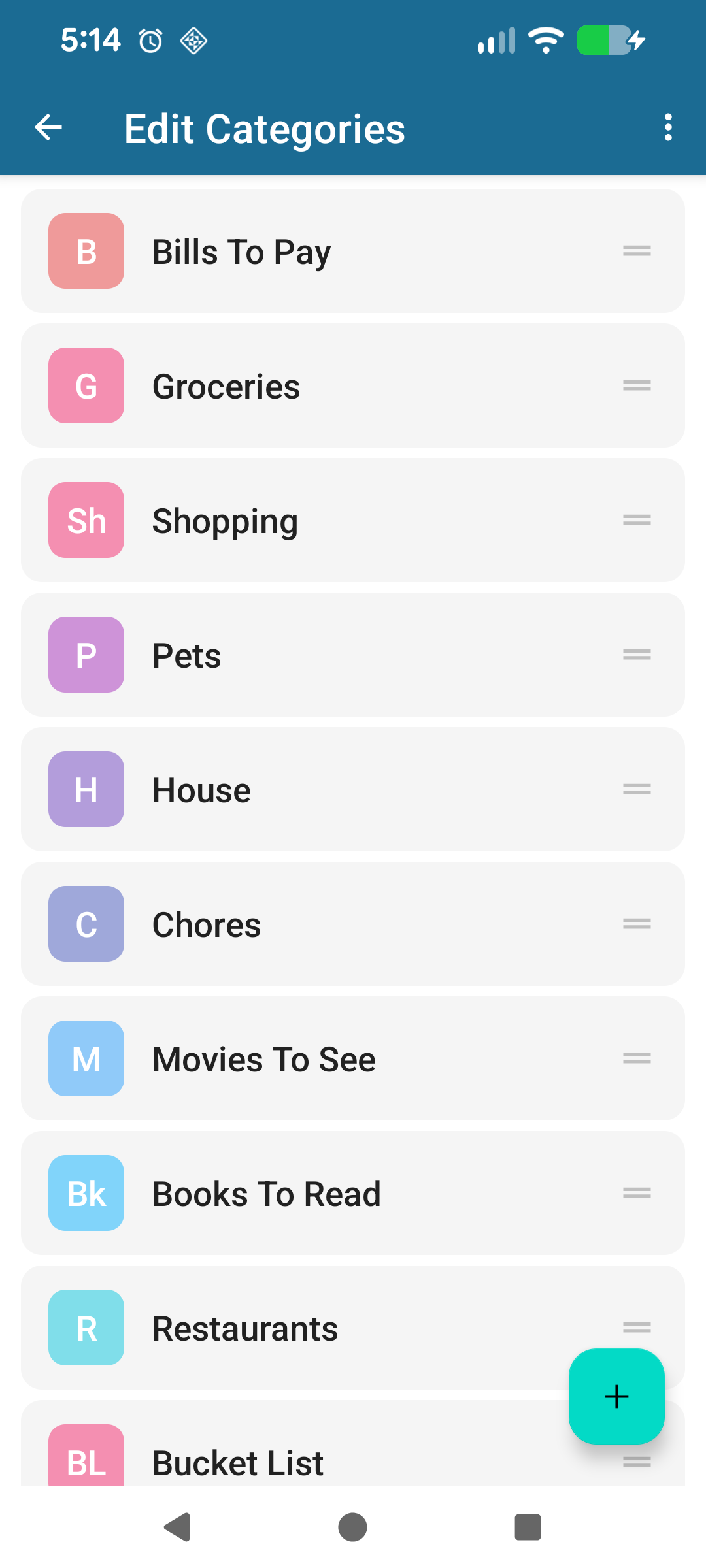 Categories